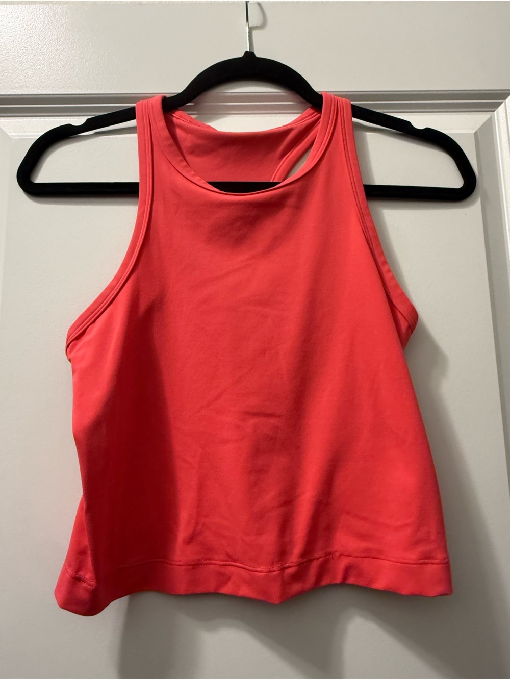 lululemon athletica Coral-Red Racerback Tank Top